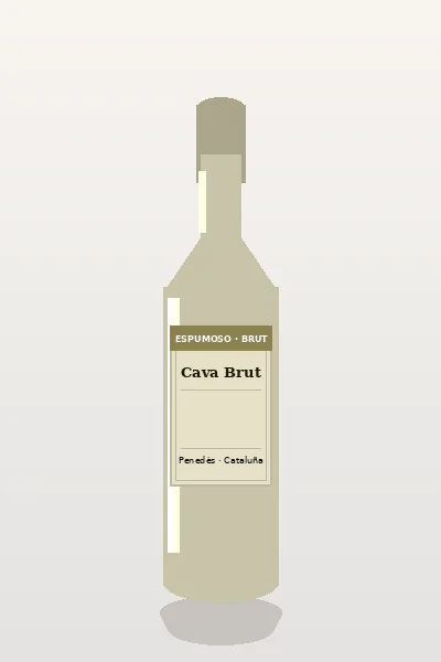 Cava Brut — Penedès, Katalonia, musujące
